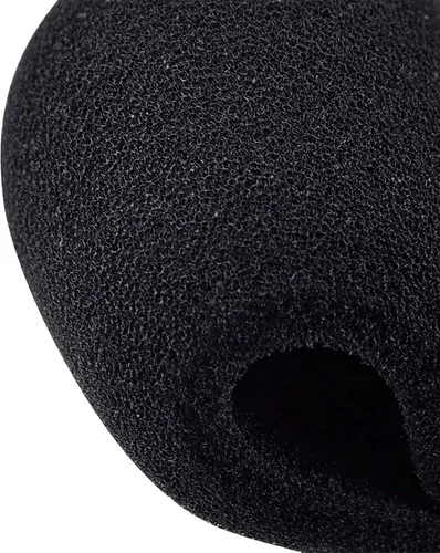 Vista 4 de Parabrisas estilo bola de espuma de lujo, paquete de 4 Negro (WS-4 BK)