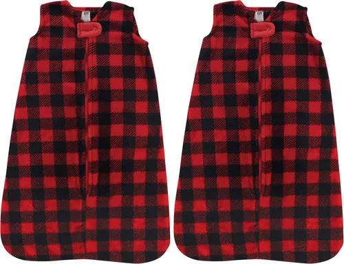 Vista 92 de Hudson Baby Saco de dormir unisex de felpa para bebé, saco, manta Manzana