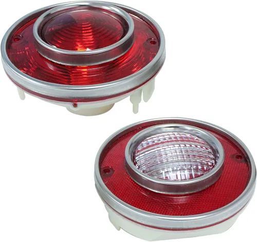 Vista 2 de LOSTAR 4 luces traseras y luces de respaldo compatibles con el juego de luces de reproducción Corvette C3 1975-1979