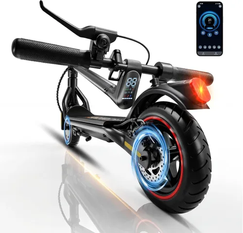 Vista 17 de Patinetes eléctricos – Scooter eléctrico para adultos, motor de 500 W/1000 W/1500 W, 18/21/25 MPH máximo, rango de 21/28 millas, control