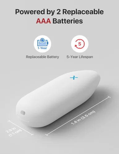 Vista 2 de X-Sense - Termómetro higrómetro Wi-Fi para interiores, requiere estación base Sensor de temperatura inteligente para casa, dormitorio, bodega