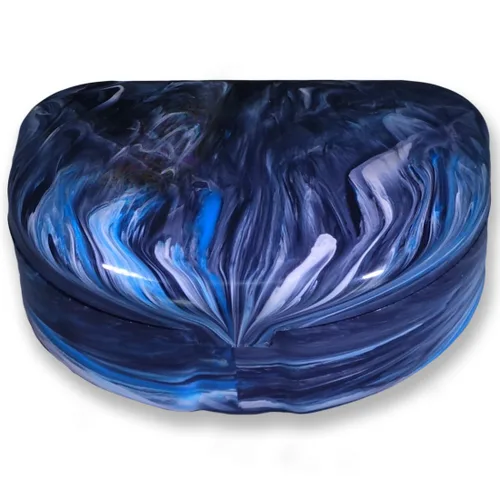 Vista 3 de QUIST (TM) FarOut - Estuche de retención de ortodoncia (color - acero azul)