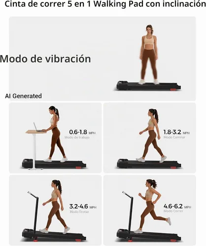 Vista 2 de CURSOR FITNESS Almohadilla para caminar con placa de vibración con 14% de Raven
