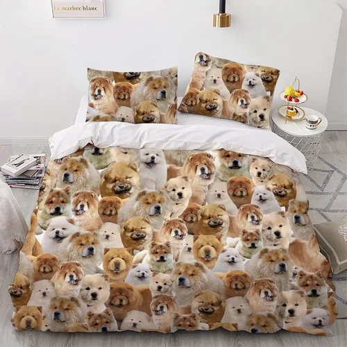 Vista 22 de Airedale Terrier - Juego de funda de edredón para amantes de los perros, juego de edredón para perros Bingley Terrier, juego de ropa de cama Perro