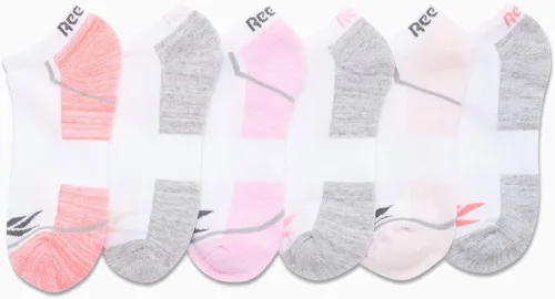 Vista 4 de Reebok Calcetines acolchados de corte bajo para mujer (6 unidades)