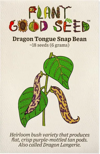 Vista 7 de Plant Good Seed Semillas de frijol orgánico ojo de tigre – Paquete de 18 semillas de frijol arbusto de reliquia para plantar verduras, suministros