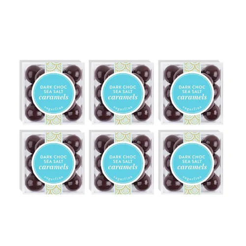 Vista 6 de Sugarfina Caramelos de sal marina de chocolate oscuro, bolsa a granel de 1 lb