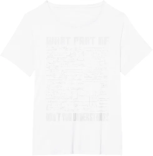 Vista 117 de Camiseta de manga corta de ingeniero civil con un divertido motivo de ingeniería, talla S Negro