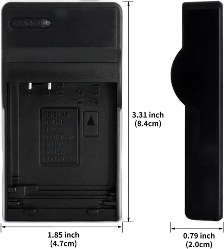 Vista 3 de EN-EL23 Cargador USB para Nikon Coolpix P600, Coolpix P610, cámara Coolpix P900 y más