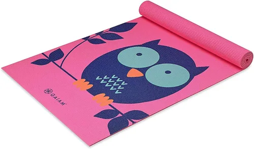 Vista 14 de Gaiam Tapete de Yoga para Niños, Tapete de Ejercicio, Yoga para Niños con Estampados Divertidos - Tiempo de Juego para Bebés, Niños Pequeños Activos