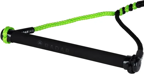 Vista 5 de RADAR Vapor Custom Water Ski Handle - Ergonomic Grip, 13 Inch Length, High Control Performance Design, Black/Volt Green Handle for Wakesurfing