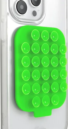 Vista 12 de Sonix Soporte magnético de silicona con ventosa para teléfono para iPhone Compatible con MagSafe Rosa fluorescente brillante Rosa intenso