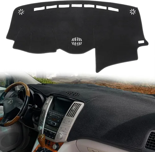 Vista 7 de Cubierta de tablero personalizada para Lexus RX330 2004-2006, RX350 2007-2009, RX400h 2006-2008, almohadilla de cubierta de tablero con orificios