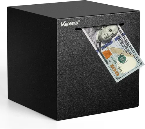 Vista 12 de Alcancía para adultos debe romperse para abrir, alcancía irrompible de acero inoxidable para adultos, caja de ahorro de metal para ahorrar dinero