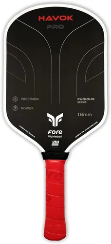 Vista 7 de Havok Pro Pickleball Paddle: Carbon Fiber Surface for Enhanced Power, Precision and Maximum Spin - Large Sweet Spot and USAPA Approved