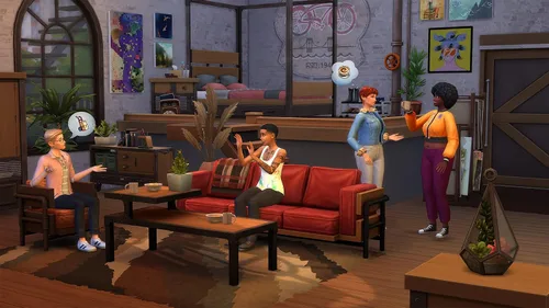 Vista 2 de The Sims 4 - Kit de loft industrial - Origin PC Código de juego en línea