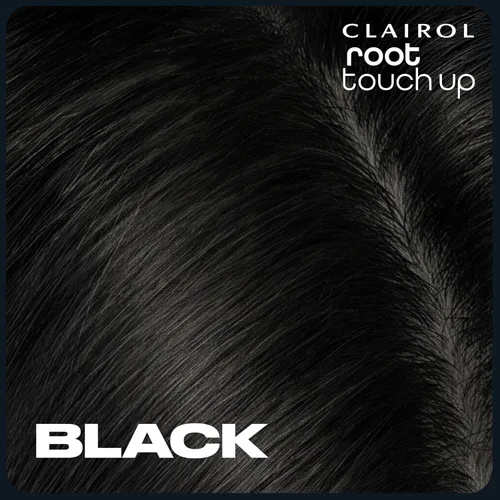 Vista 4 de Clairol Spray de coloración temporal para retoque de raíz, color de cabello negro, paquete de 1 Clairol Root Touch-Up Spray para teñir el cabello