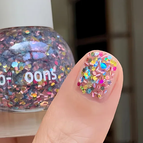 Vista 9 de Esmalte de uñas a base de agua Aurora verde brillante, esmalte de uñas con efecto cromado iridiscente, esmalte de uñas no tóxico para mujeres