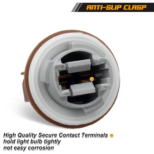 Vista 3 de NDRUSH Señales de giro para señales de estacionamiento, enchufes de luz, conector compatible con Ford Focus Fusion F150 F250 F350 Super Duty Ranger