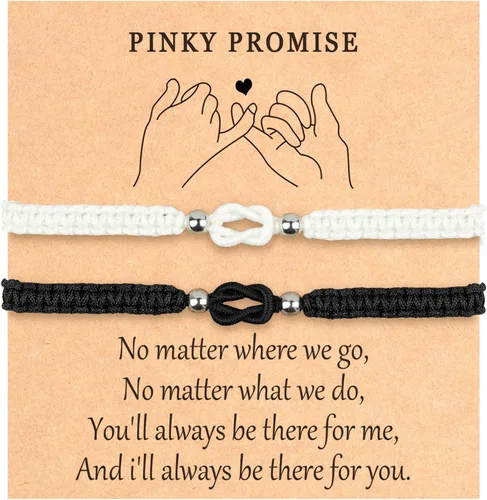 Vista 9 de Pulseras a juego para parejas, aniversarios, cumpleaños, día de San Valentín, regalos de Navidad