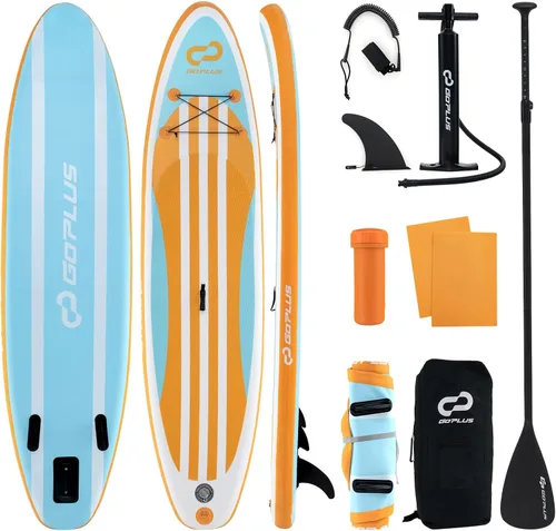 Vista 17 de Goplus Inflatable Stand Up Paddle Board w/SUP Paddleboard Accessories