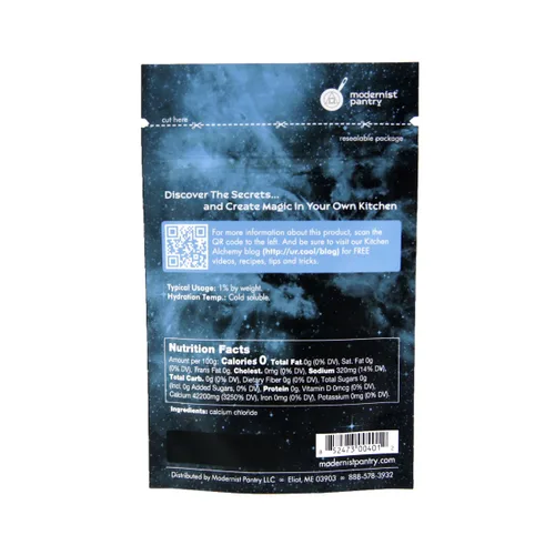 Vista 3 de Cloruro de calcio puro sin OMG vegano OU Kosher certificado - 50g/2oz