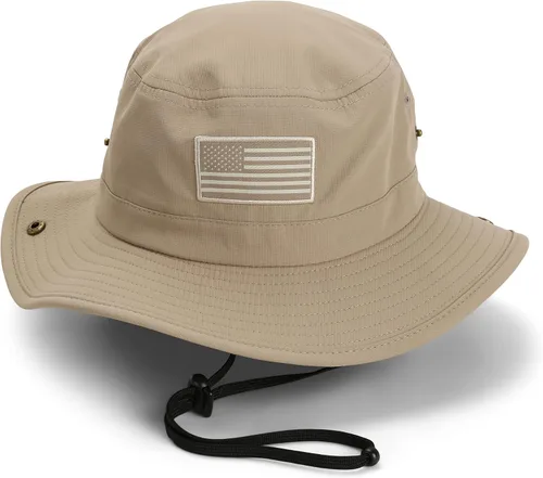 Vista 5 de Paramount Outdoors Bayou American Flag Boonie Hat American Fit Design Floats