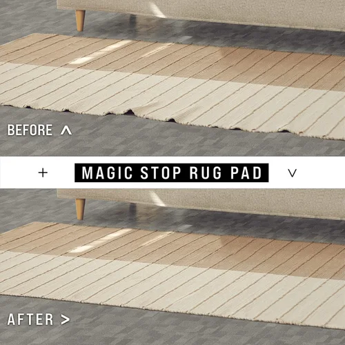 Vista 3 de Slip-Stop Magic Stop Alfombrilla Antideslizante para Alfombra sobre Alfombra para Alfombras de Área y Alfombras de Pasillo, Alfombrilla