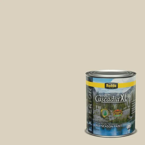 Vista 15 de Rodda Paint CASCADIA XL Pintura e imprimación satinada exterior en uno, cuarto de galón, Cantera