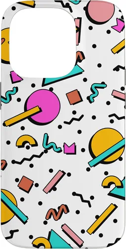 Vista 17 de Vintage Geometría Forma Patrón Retro 80s 90's Nostalgia Case para iPhone 17