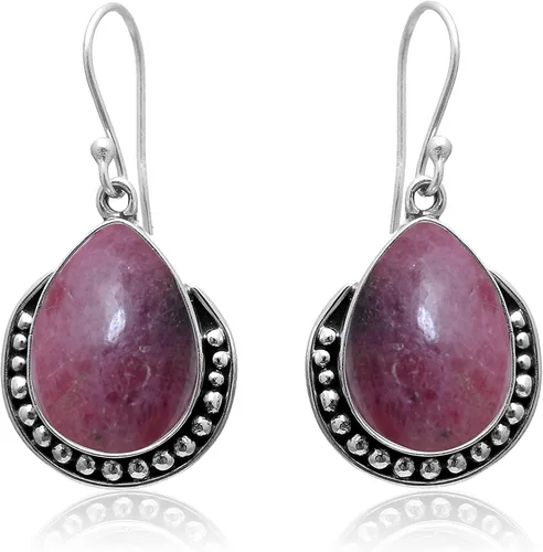 Vista 41 de Veracity Jewelry - Aretes de plata de ley con piedras preciosas para mujeres y niñas, regalo para su cumpleaños, aniversario, esposa, mamá, novia