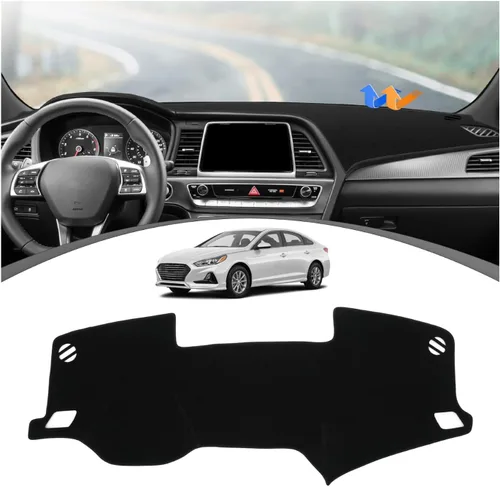 Vista 105 de FIILINES Cubierta para tablero Compatible con Mazda 3 2010-2013 Accesorios Tapete para tablero para Mazda 3 Accesorios Tapete para salpicadero