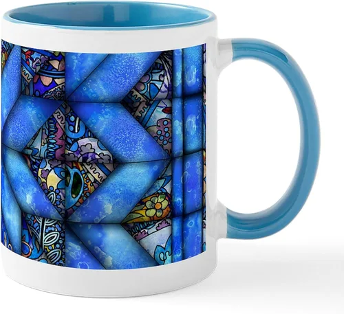 Vista 57 de CafePress Ascii - Taza de café de cerámica, taza de té, 11 onzas