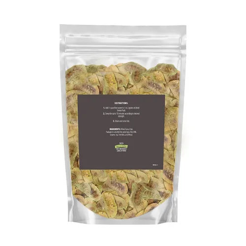 Vista 2 de Birch & Meadow 8 onzas de cápsulas enteras de Senna, té de hierbas, sabor amargo suave
