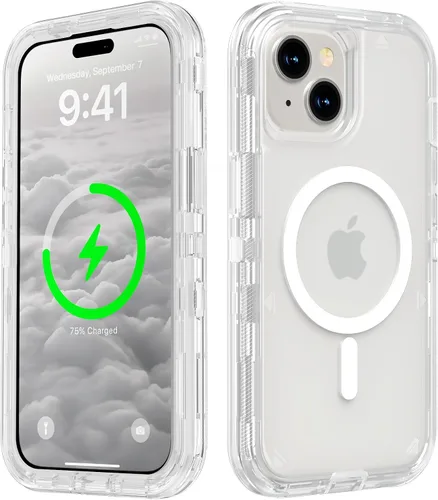 Vista 33 de Follaroma Funda para iPhone 11, Compatible con MagSafe, Fundas de Teléfono de Protección Resistente a Prueba de Golpes de Servicio Pesado