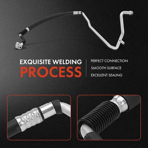 Vista 5 de A-Premium Conjunto de manguera de succión A/C compatible con Subaru Impreza, 2002 2003 2004 2005, 2.0L 2.5L, gas, compresor a evap