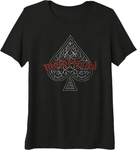 Vista 3 de Motörhead - Camiseta Premium con logotipo de pala, Negro