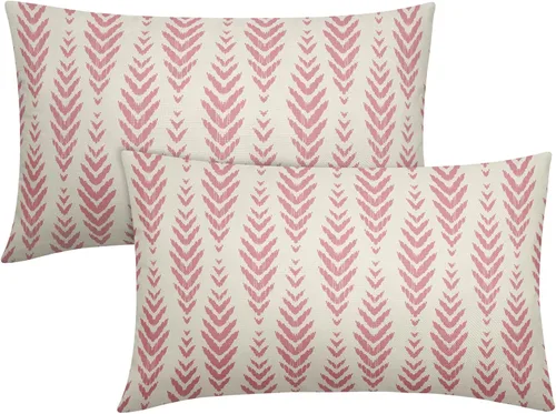 Vista 37 de Sweetshow - Juego de 2 fundas de almohada boho de 16x16 pulgadas, fundas de almohada étnicas bohemias negras con estampado geométrico de espiga