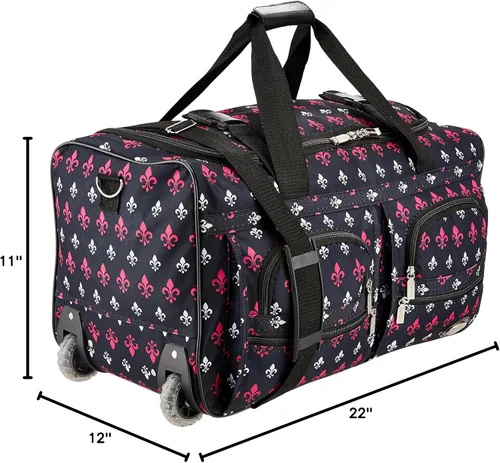 Vista 8 de Rockland - Bolsa de lona con ruedas