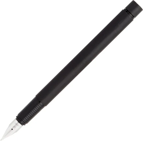 Vista 5 de Lamy Pluma estilográfica negra cp1 - pluma estilográfica minimalista en elegante cuerpo de metal - con clip acolchado de acero inoxidable y punta
