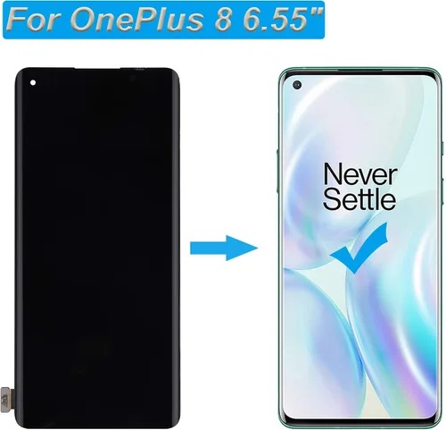 Vista 5 de Pantalla LCD compatible con OnePlus 8 IN2013 IN2017 6.55 "Pantalla LCD Asamblea de pantalla táctil con herramientas