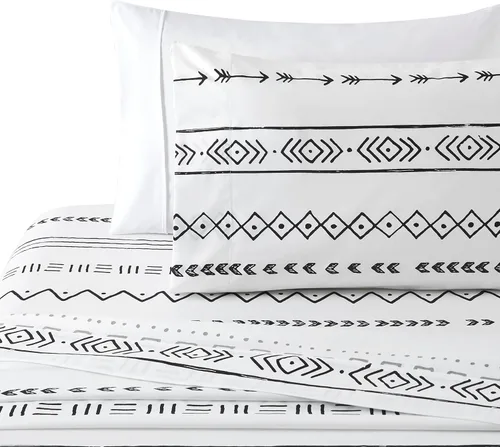 Vista 47 de Marina Decoration Ropa de cama ultra suave y sedosa con bolsillo profundo con estampado rico de rayón derivado de bambú para todas las estaciones