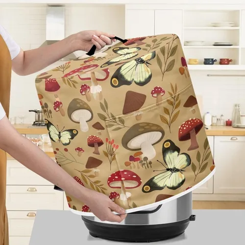Vista 41 de Flashideas Cherry Love - Funda para olla a presión con bolsillo de almacenamiento compatible con olla instantánea de 8 cuartos de galón, accesorios
