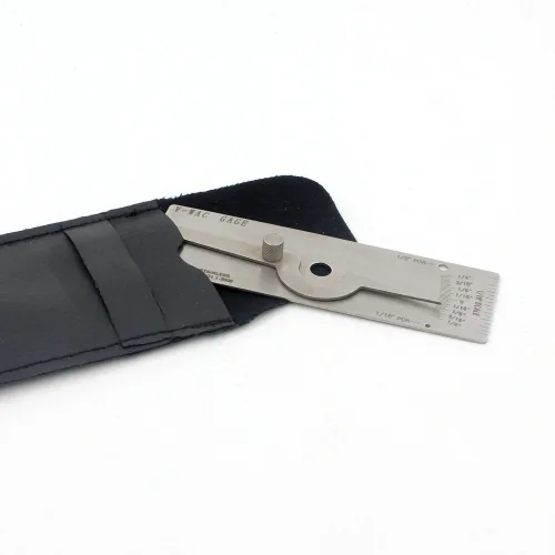 Vista 7 de Soldadura V-Wac Gage Soldadura estándar Borde de morder Bajo corte Calibre Soldador inspección regla