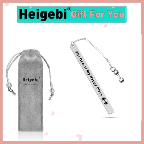 Vista 7 de Marcapáginas de mancuernas para entrenamiento, divertidos, joyería de entrenamiento de gimnasio, marcadores de fitness, regalos para mujeres