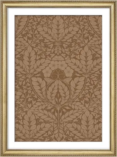 Vista 308 de MUDECOR Lienzo enmarcado prémium para pared, pinos nevados en bosque de invierno, ilustraciones modernas, arte contemporáneo, escénico, divertido