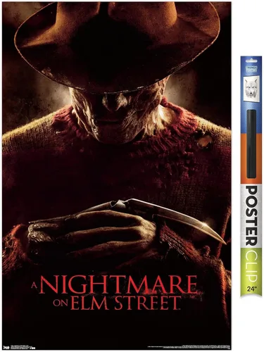 Vista 23 de Trends International A Nightmare on Elm Street - 2010 Wall Poster, 22.4L x 14.7W, Barnwood Framed Version