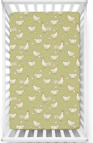 Vista 8 de Sábanas bajeras ajustables con temática de baloncesto, sábanas portátiles para cuna para niños pequeños, sábana de bebé para niños y niñas, 24 x 38