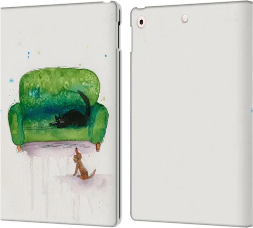 Vista 17 de Head Case Designs Wyanne - Funda de piel con licencia oficial de Wyanne Blue Watercolour Bear Animals 2, compatible con Apple iPad 10.2