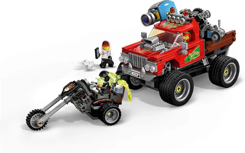 Vista 8 de LEGO Hidden Side El Fuego's Stunt Truck 70421 Kit de construcción, juego fantasma para niños y niñas de 8 años en adelante, juego interactivo